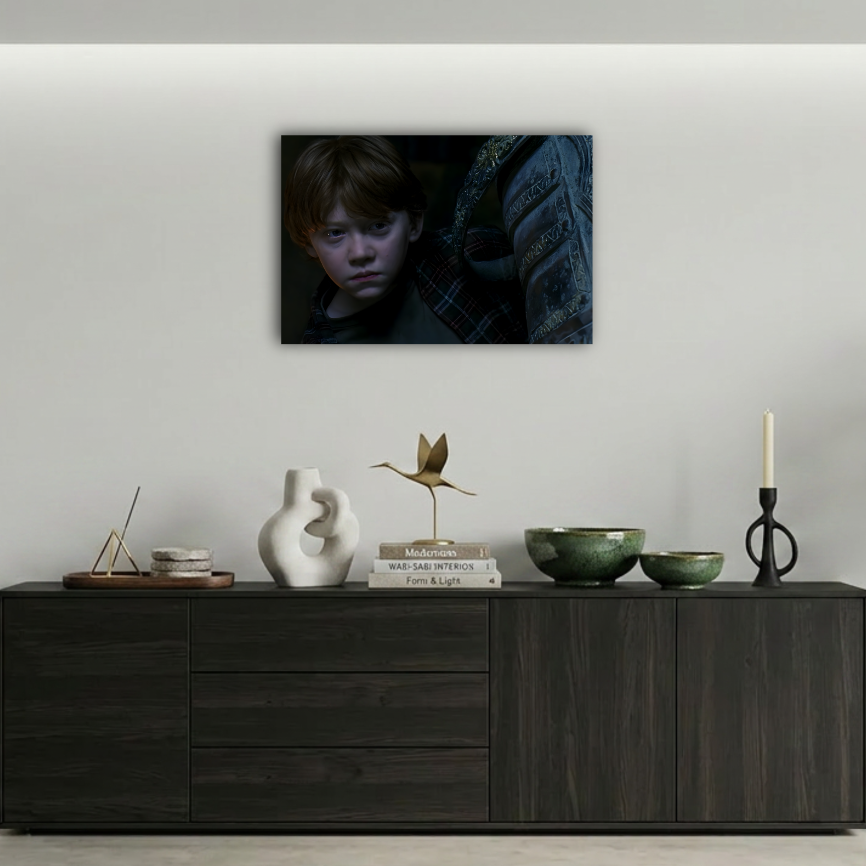 Harry Potter Ron Weasley Büyücü Satrancı Metal Poster
