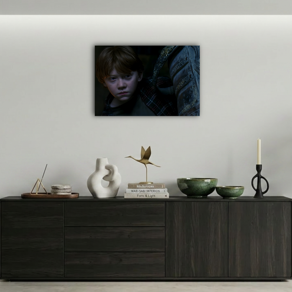 Harry Potter Ron Weasley Büyücü Satrancı Metal Poster