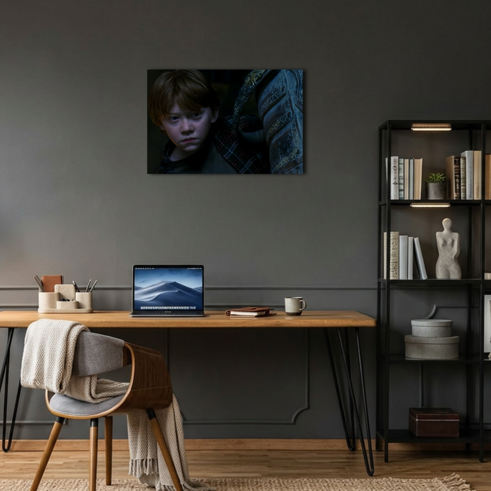 Harry Potter Ron Weasley Büyücü Satrancı Metal Poster