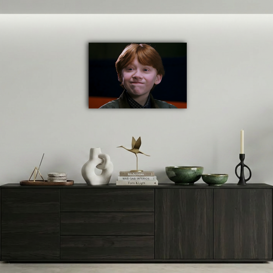 Harry Potter Ron Weasley Gülümseme Metal Poster