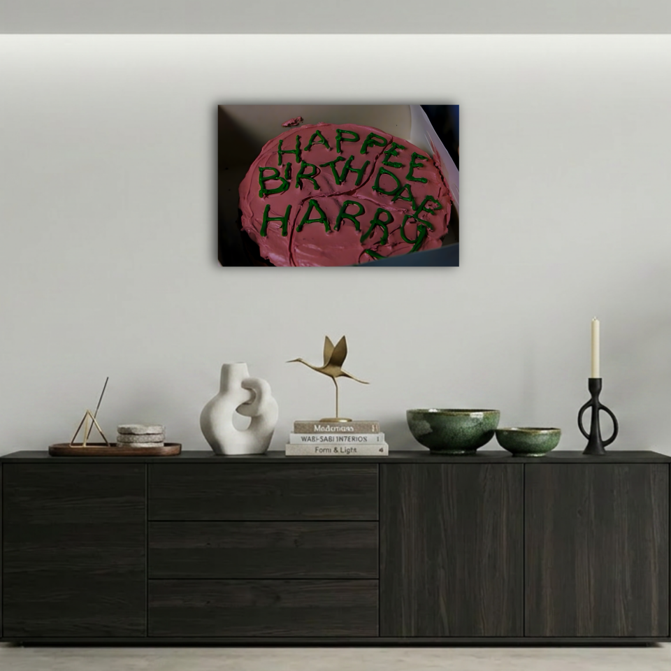 Harry Potter Happee Birthdae Harry Metal Poster