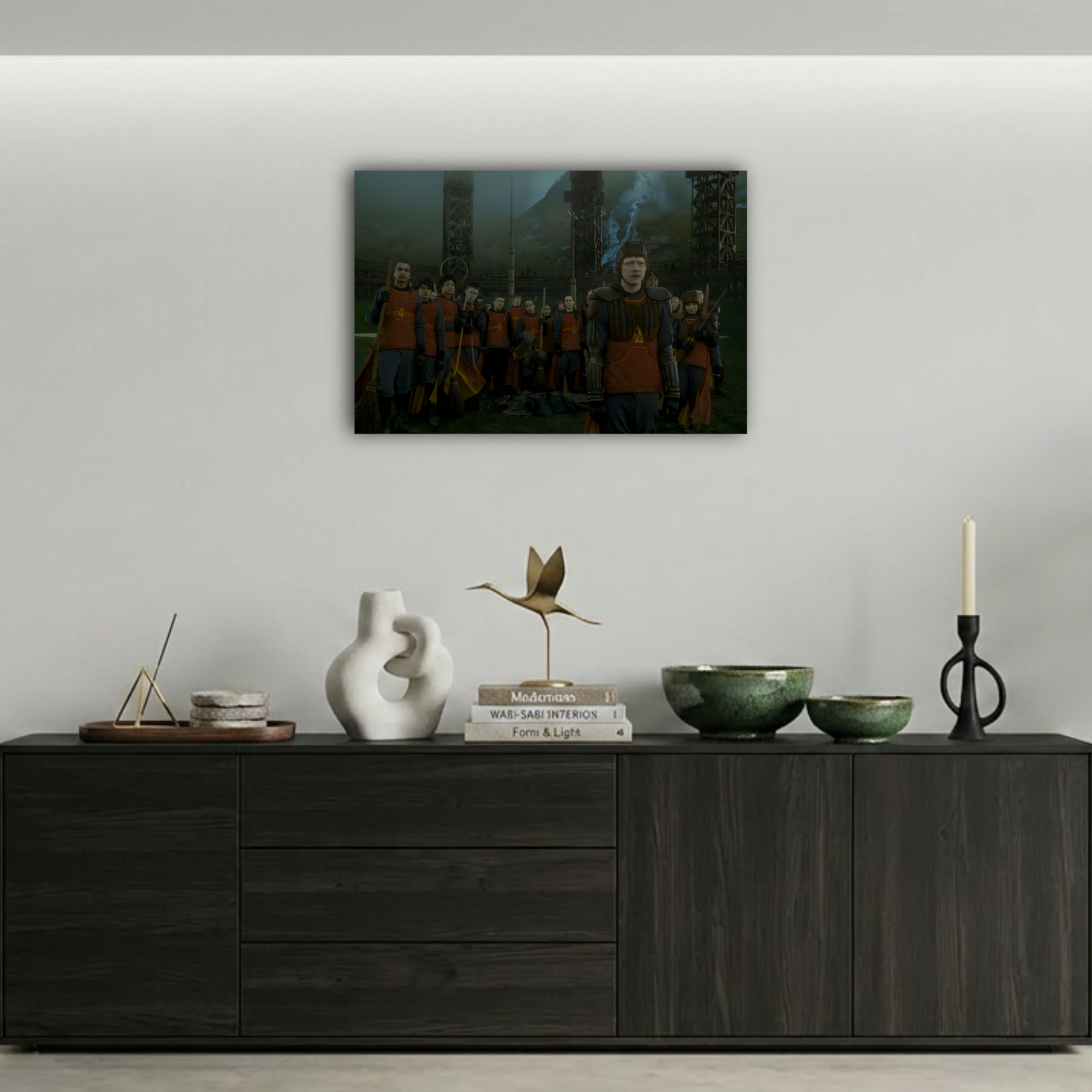 Harry Potter Gryffindor Quidditch Seçmeleri Metal Poster