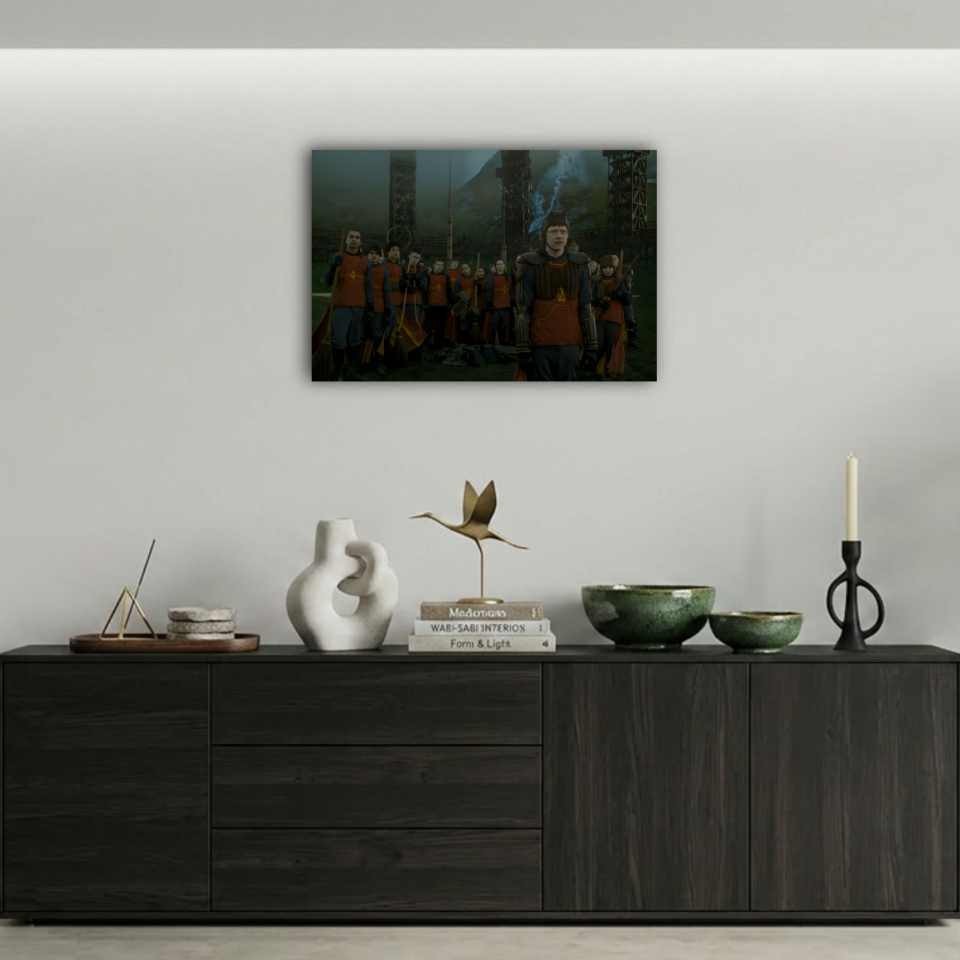 Harry Potter Gryffindor Quidditch Seçmeleri Metal Poster