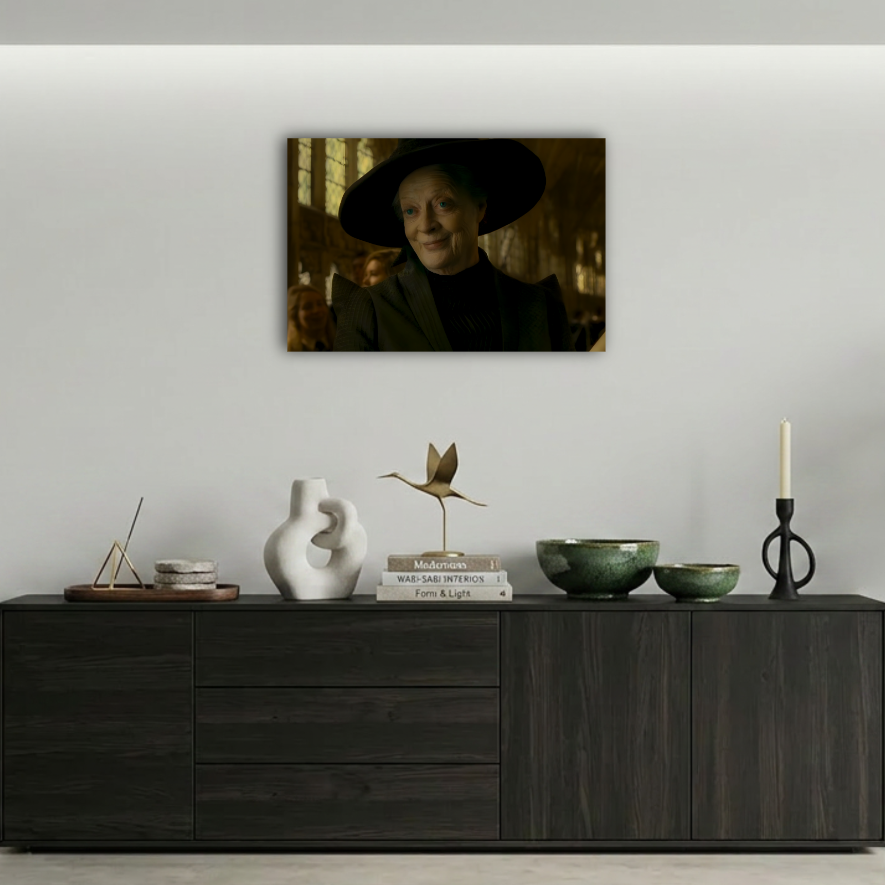 Harry Potter Profesör McGonagall Metal Poster