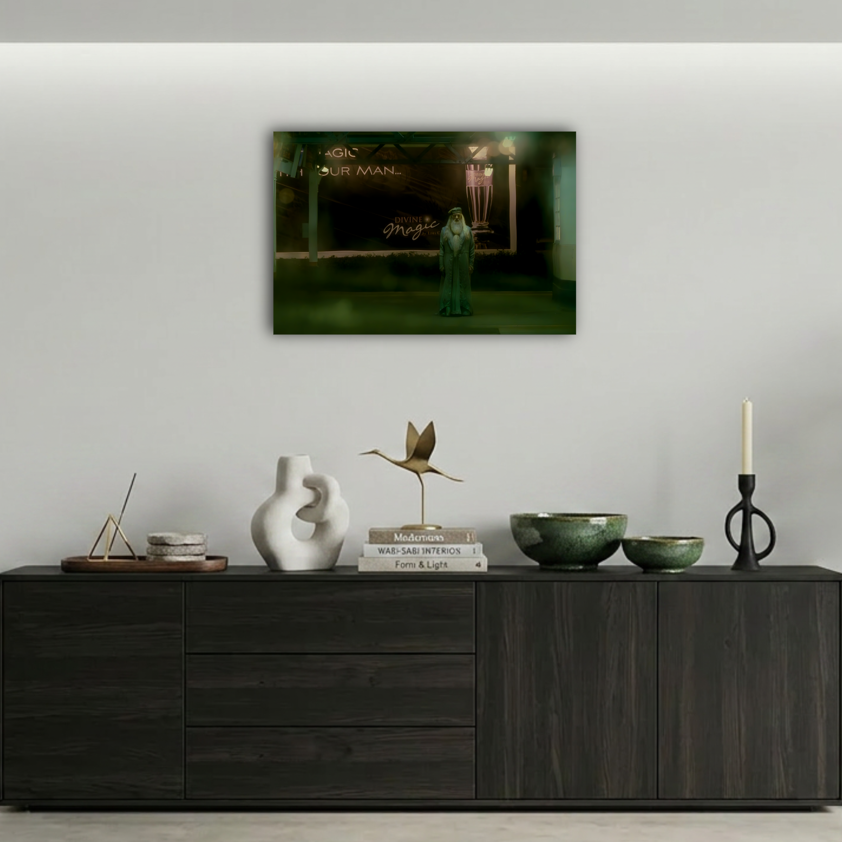 Harry Potter Dumbledore İstasyon Metal Poster