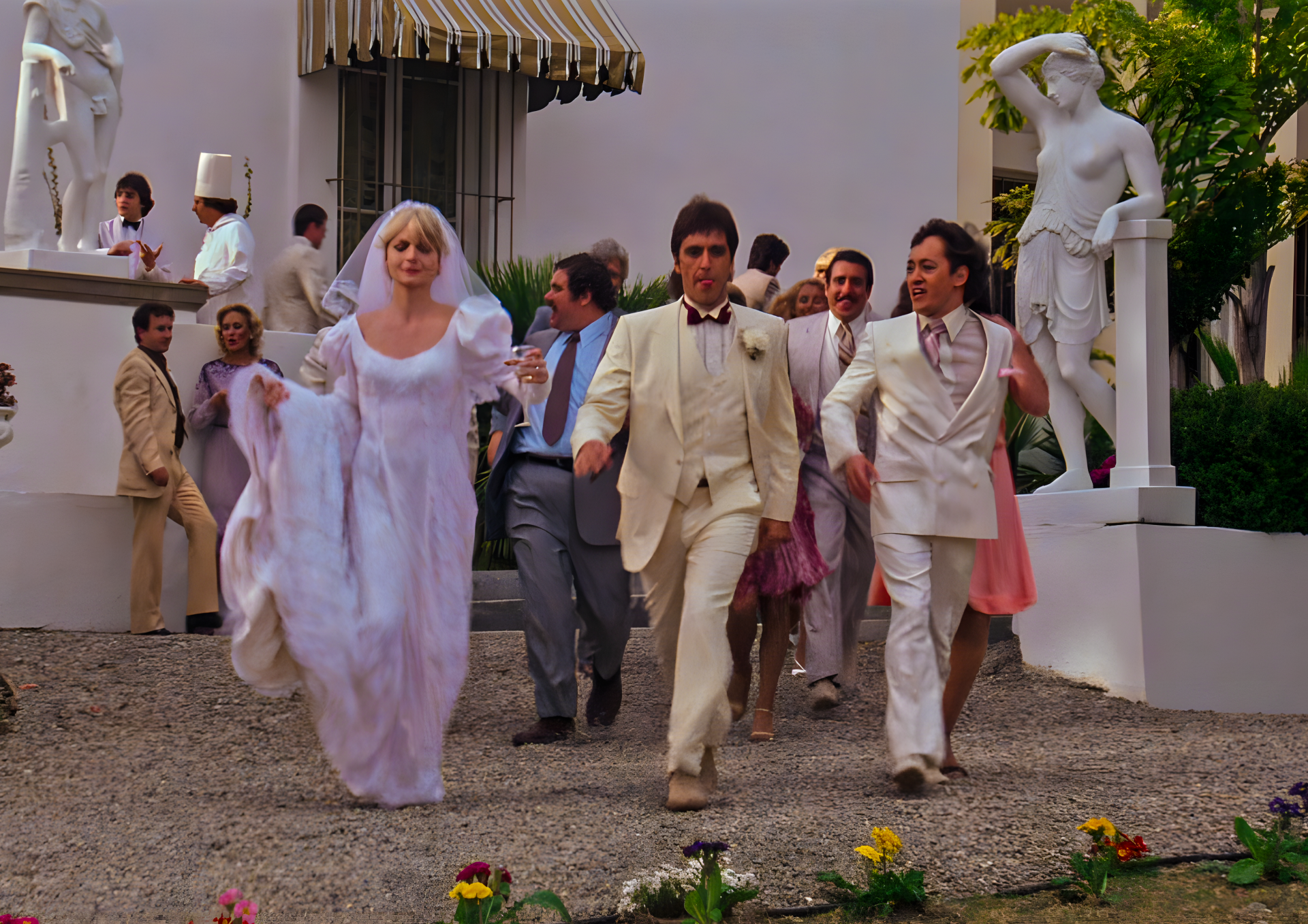 Scarface Düğün Sahneli Tony Montana Metal Poster