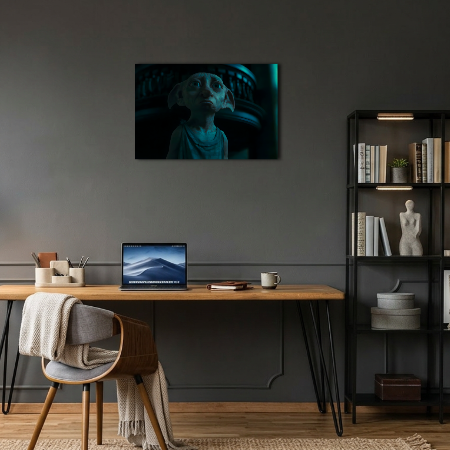 Harry Potter Ev Cini Dobby Metal Poster
