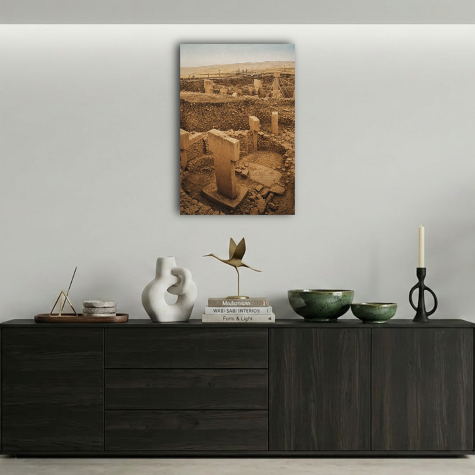 Göbeklitepe Tarihin Sıfır Noktası Metal Poster