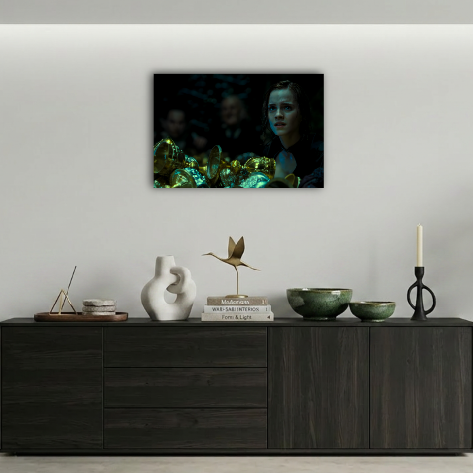 Harry Potter Hermione Gringotts Kasa Odası Metal Poster