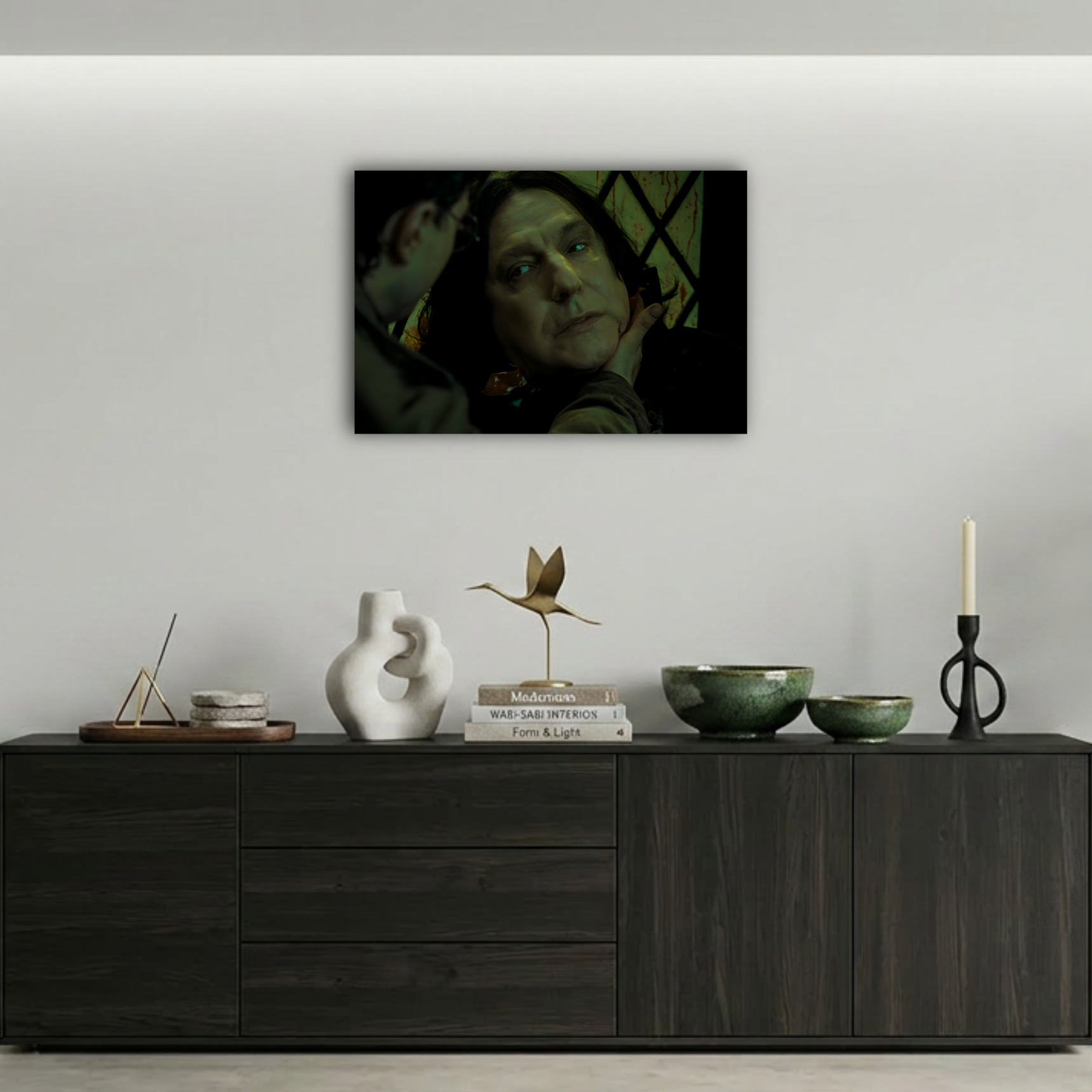 Harry Potter Severus Snape Veda Metal Poster
