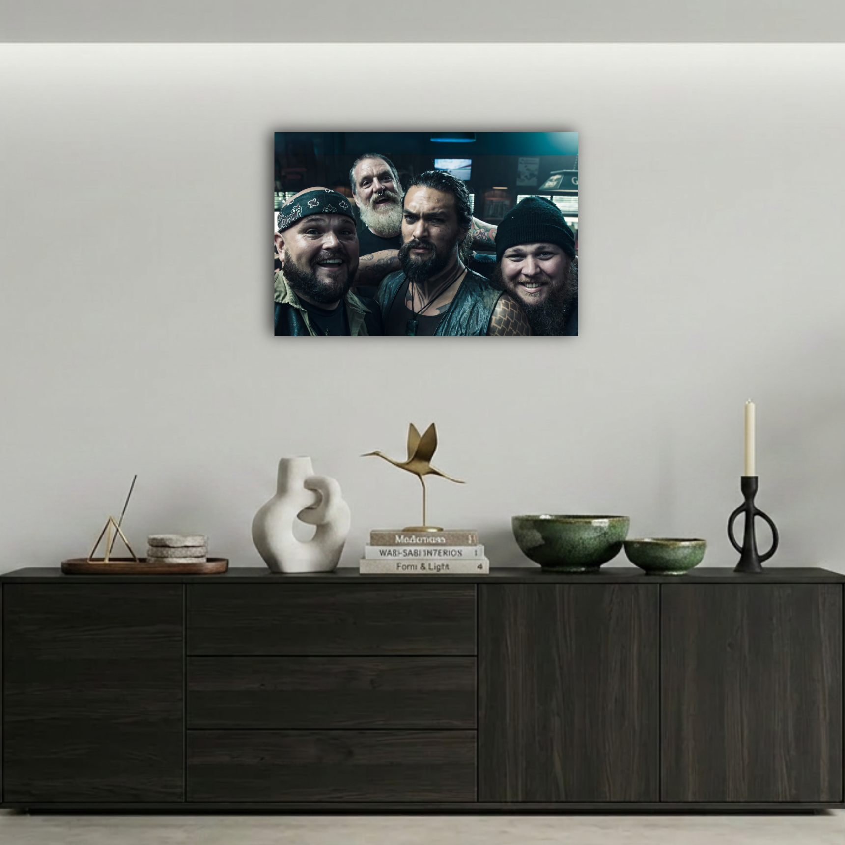 Aquaman Efsane Bar Hatırası Metal Poster