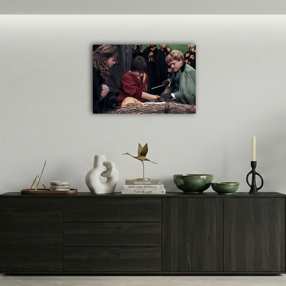 Harry Potter Gilderoy Lockhart Quidditch Metal Poster