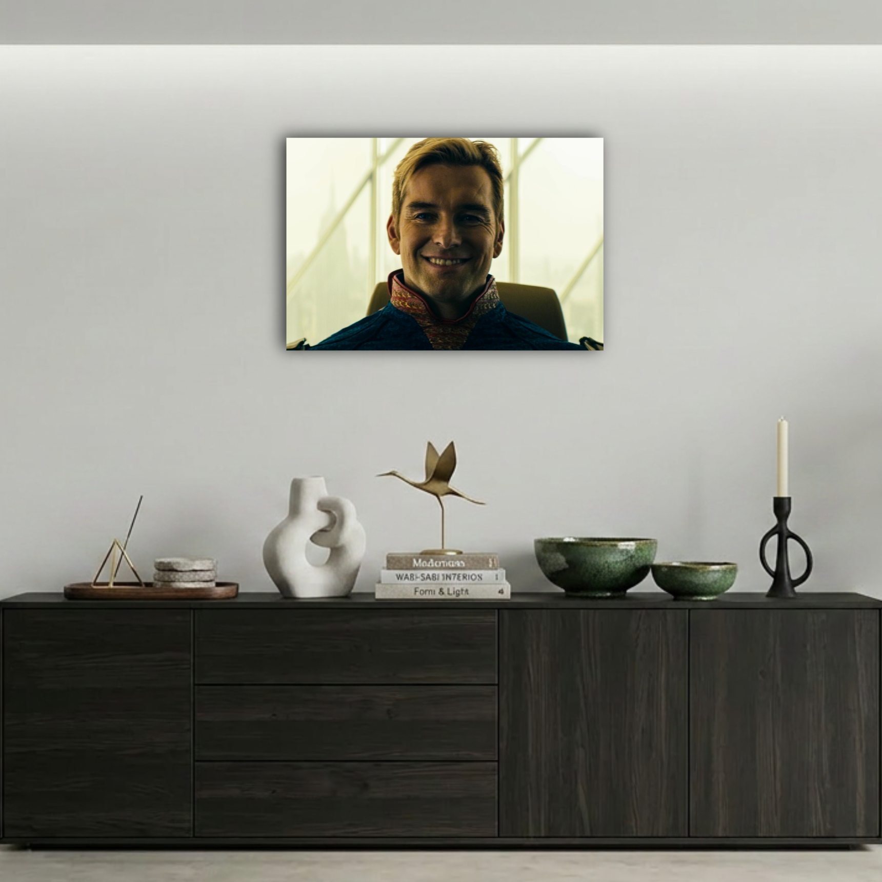 The Boys Homelander Sırıtış Portre Metal Poster