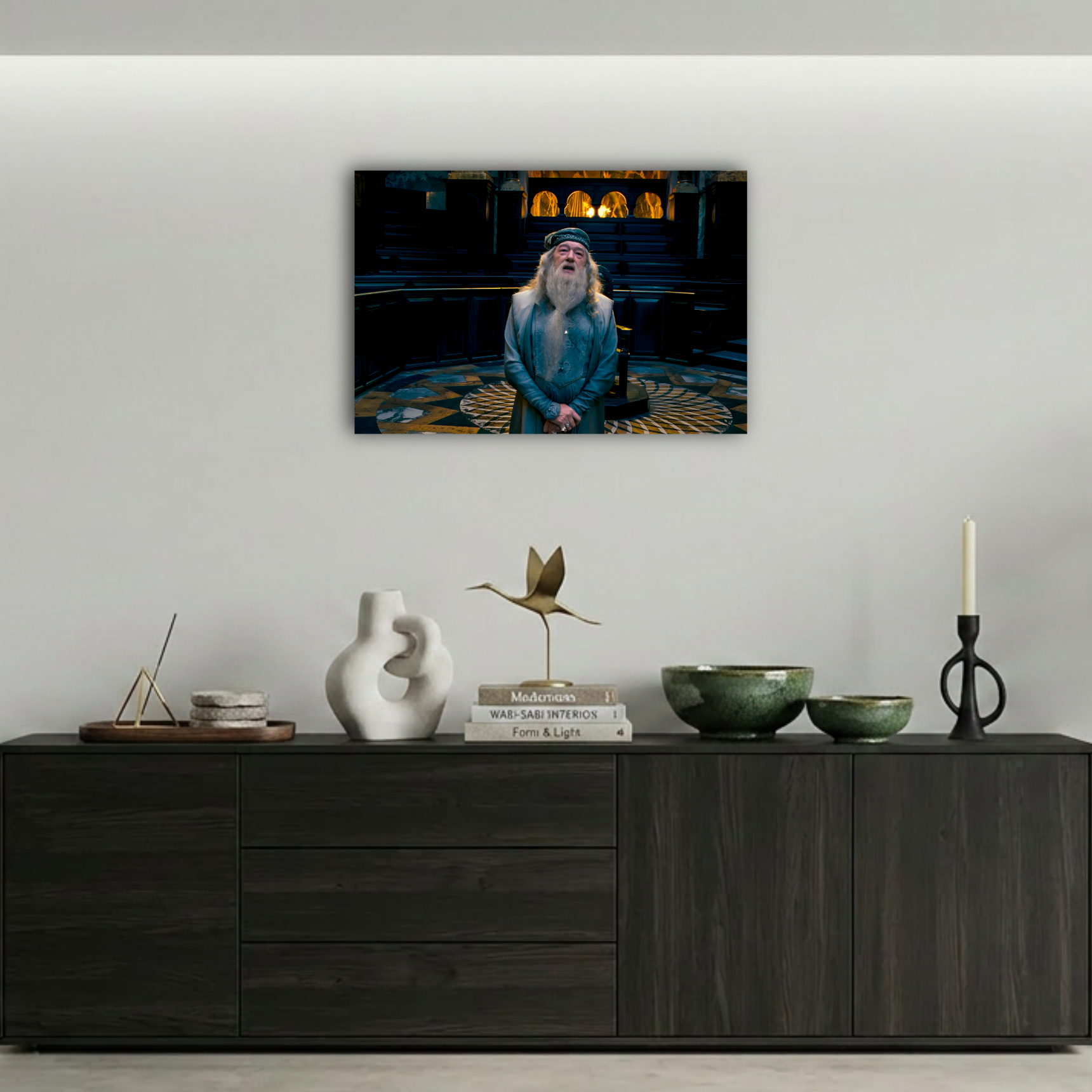 Harry Potter Dumbledore Sihir Bakanlığı Metal Poster