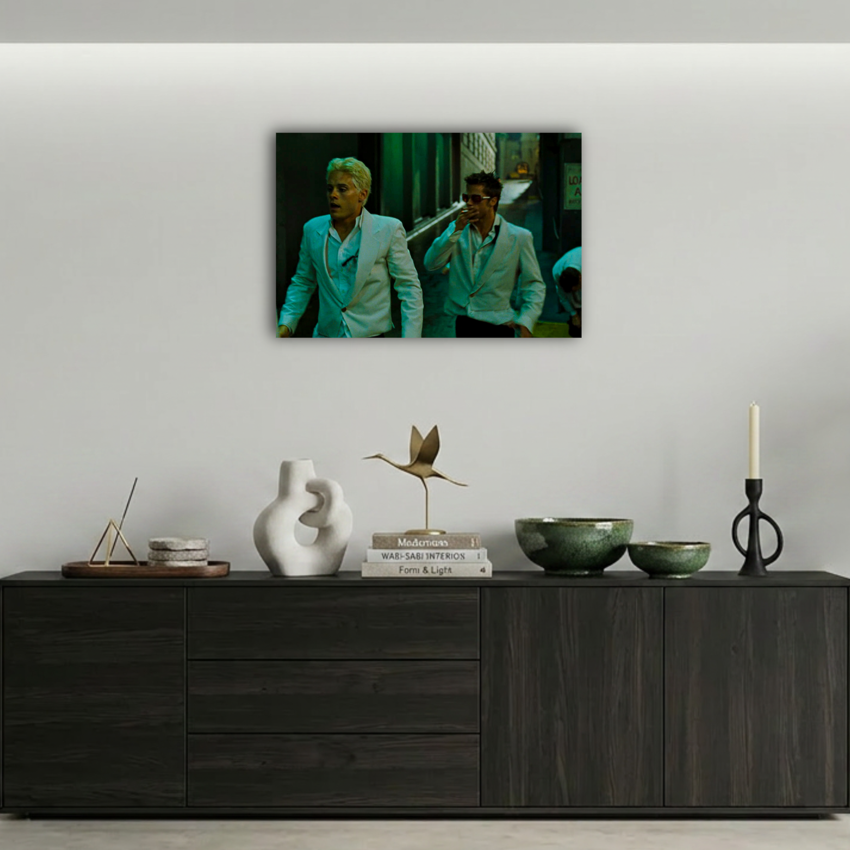 Fight Club Tyler Durden & Angel Face Metal Poster