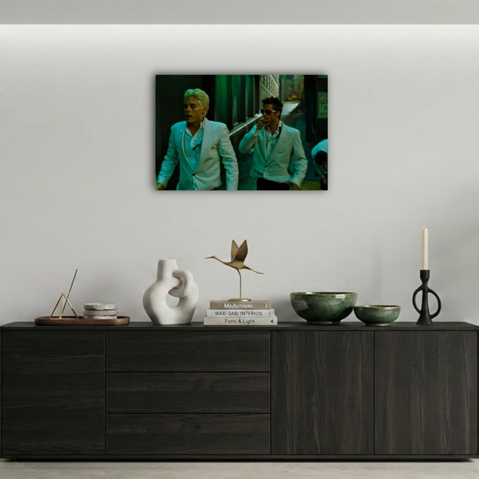 Fight Club Tyler Durden & Angel Face Metal Poster
