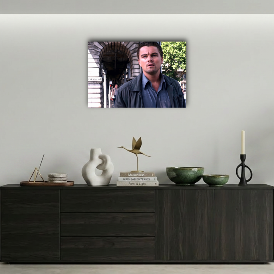 Inception Leonardo DiCaprio Dom Cobb Metal Poster