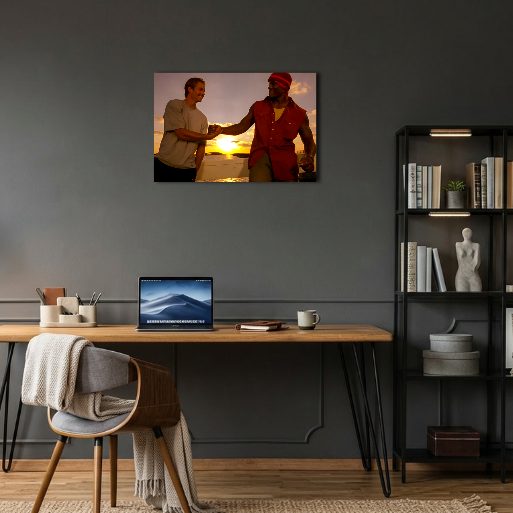 Hızlı ve Öfkeli 2 Paul Walker & Tyrese Gibson Metal Poster