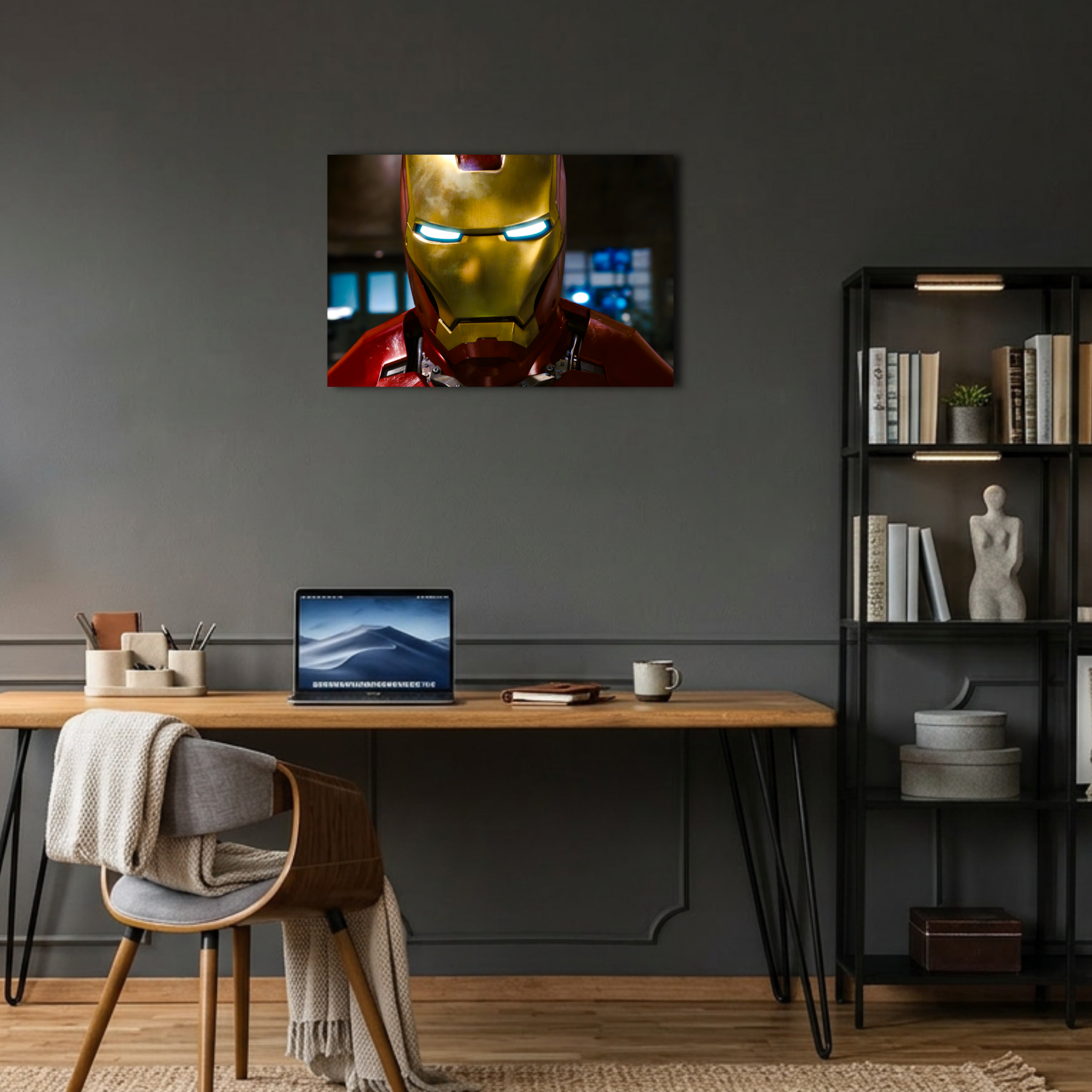 Marvel Iron Man Kask Metal Poster
