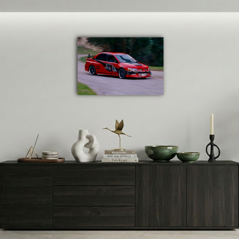 Hızlı ve Öfkeli Mitsubishi Lancer Evo IX Metal Poster