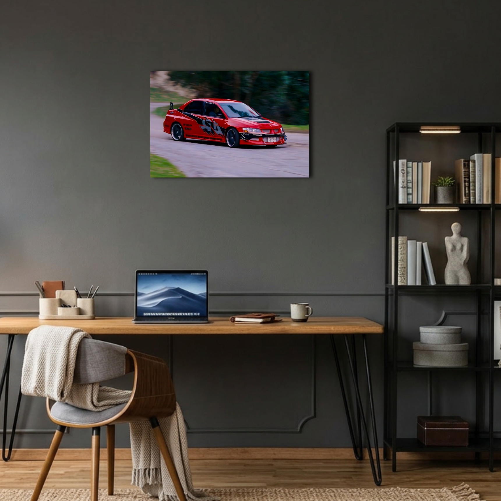 Hızlı ve Öfkeli Mitsubishi Lancer Evo IX Metal Poster