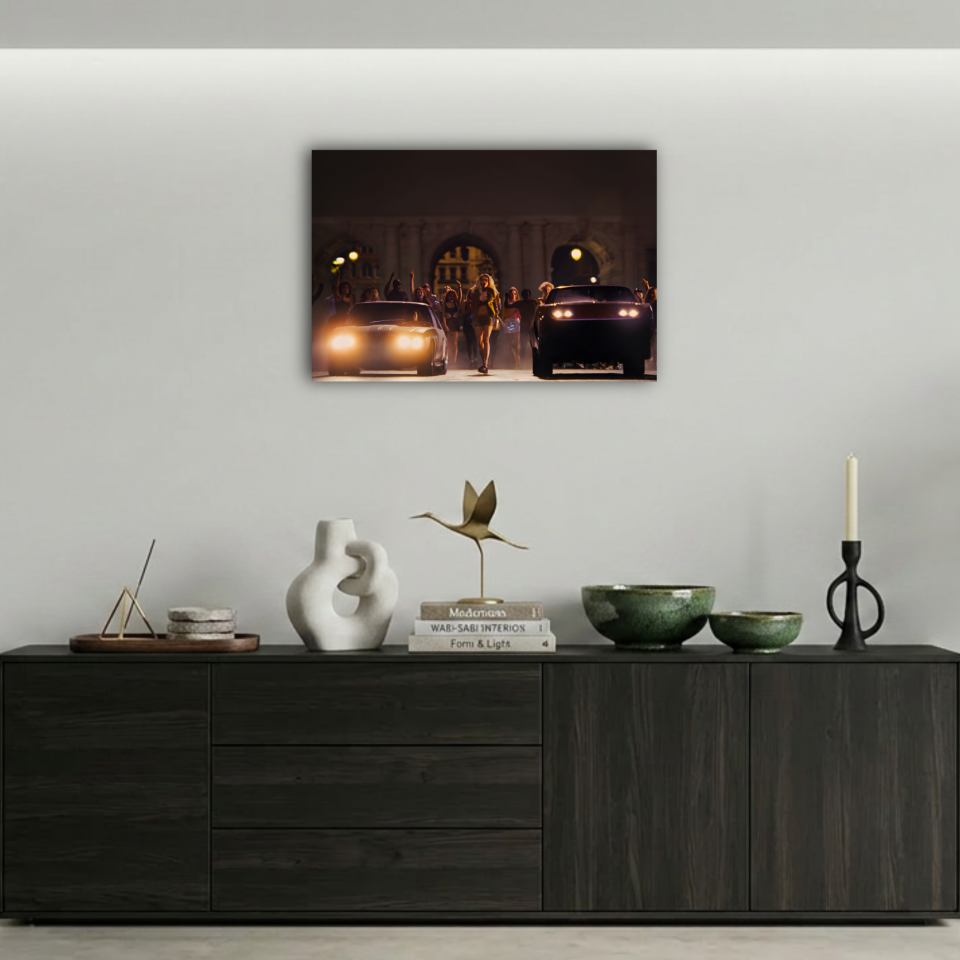 Hızlı ve Öfkeli 6 Rita Ora Sokak Yarışı Metal Poster
