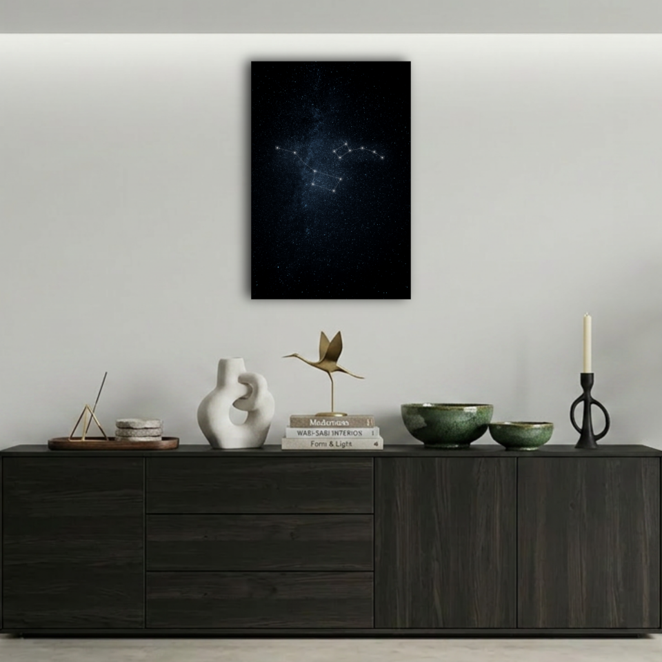 Büyük Ayı Takımyıldızı Metal Poster