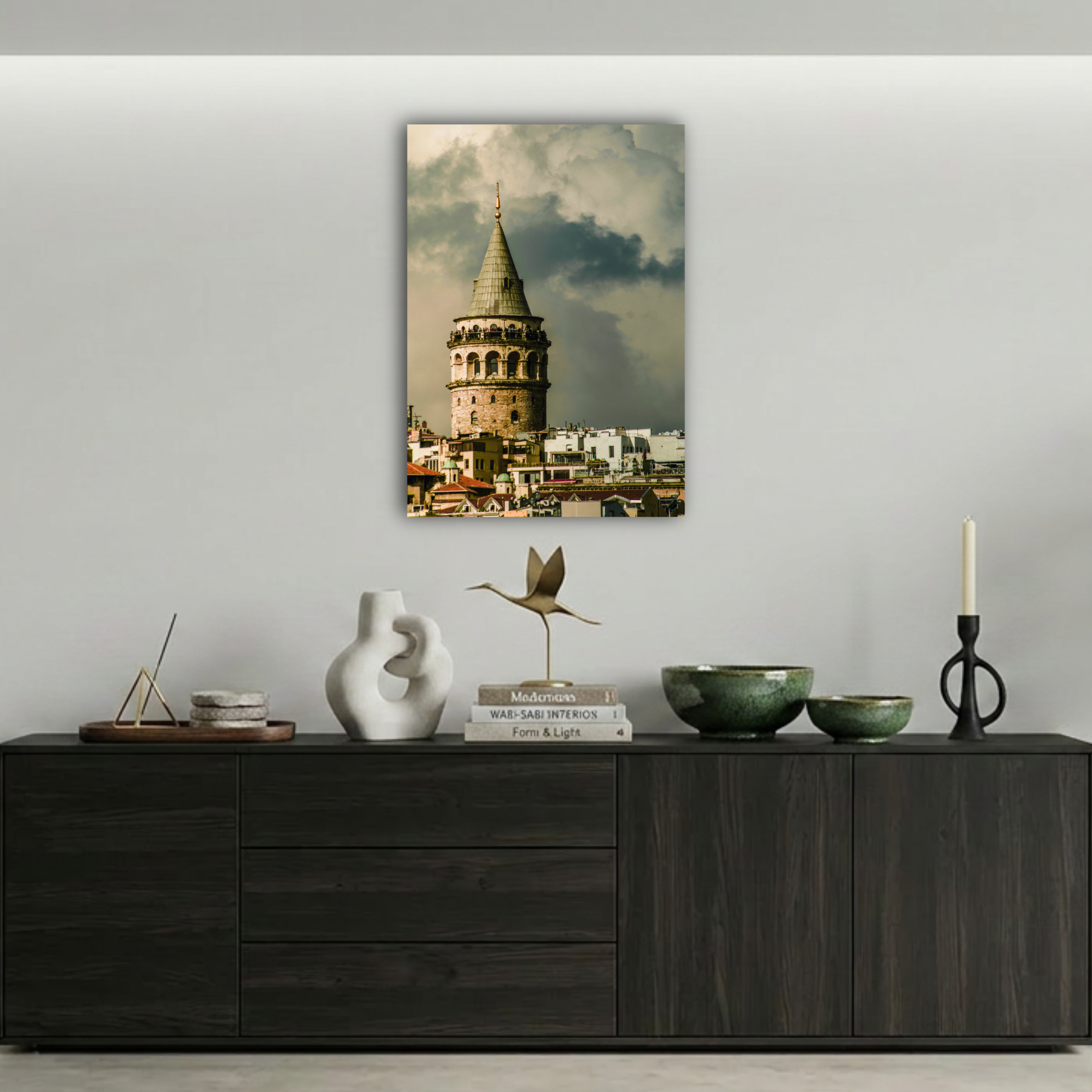 Galata Kulesi Metal Poster