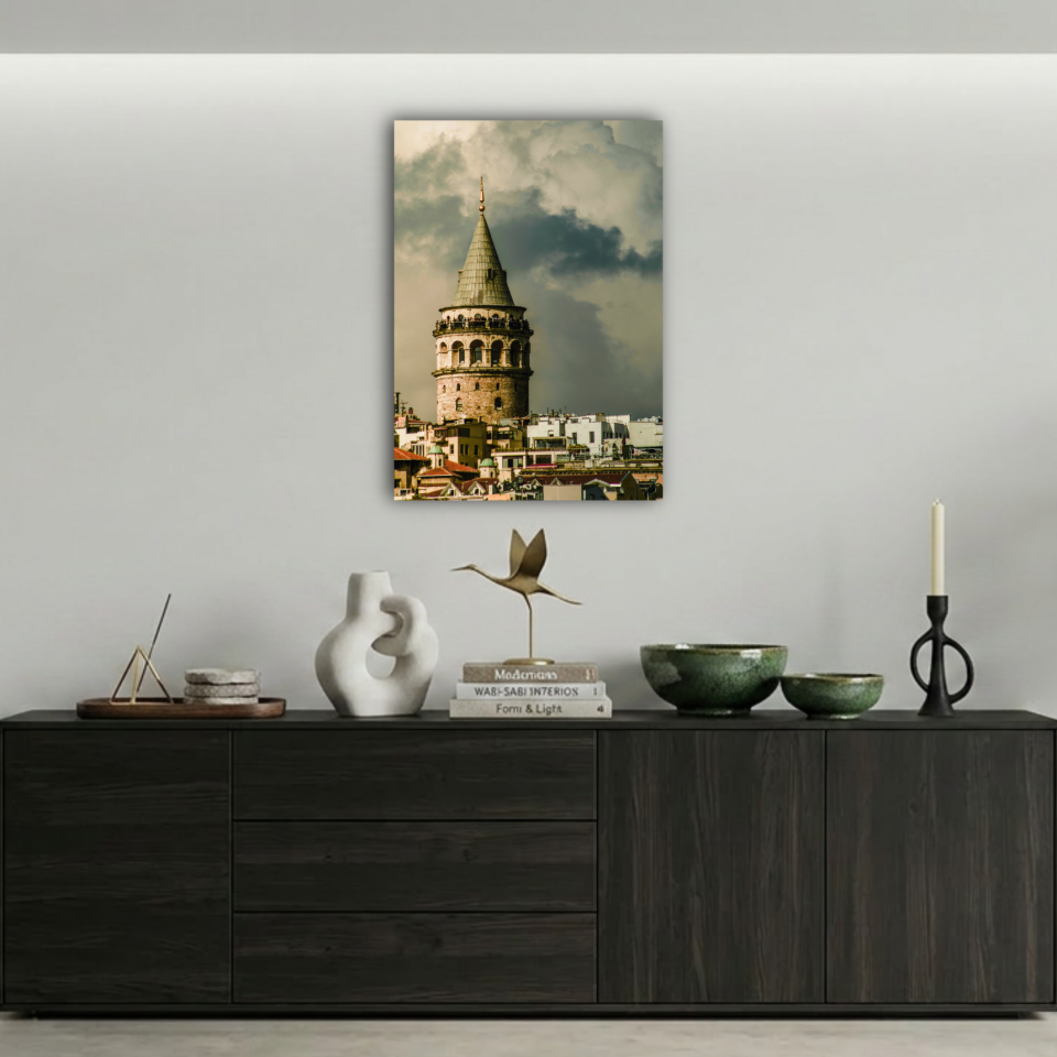 Galata Kulesi Metal Poster
