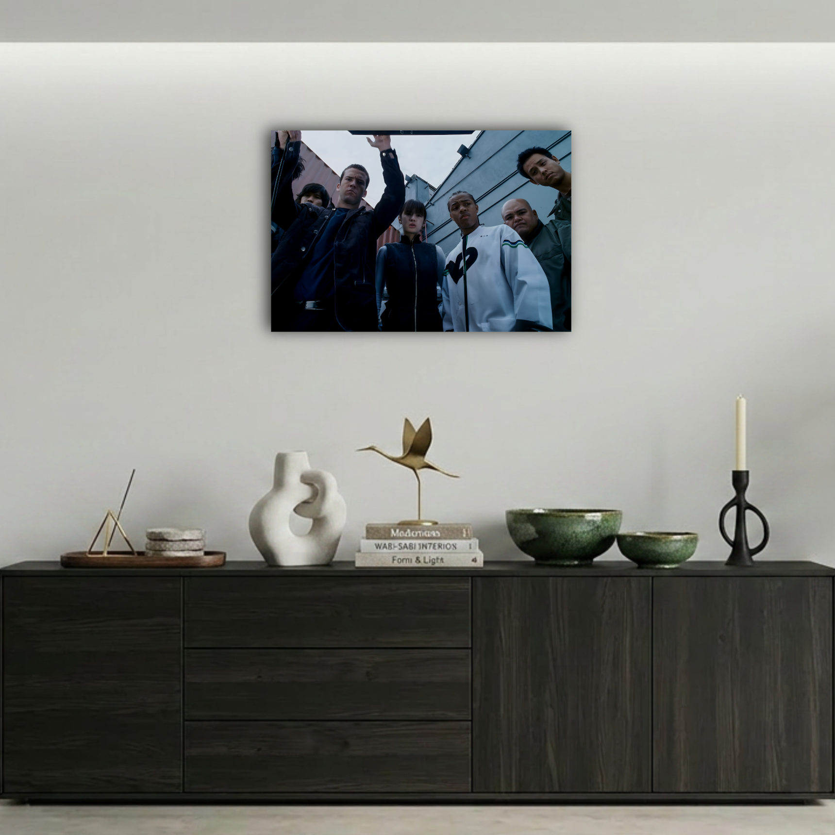 Hızlı ve Öfkeli Tokyo Drift Han'ın Ekibi Metal Poster