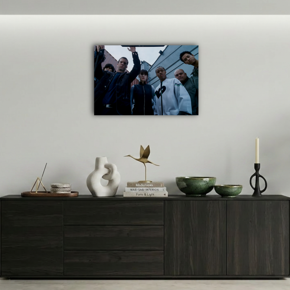 Hızlı ve Öfkeli Tokyo Drift Han'ın Ekibi Metal Poster