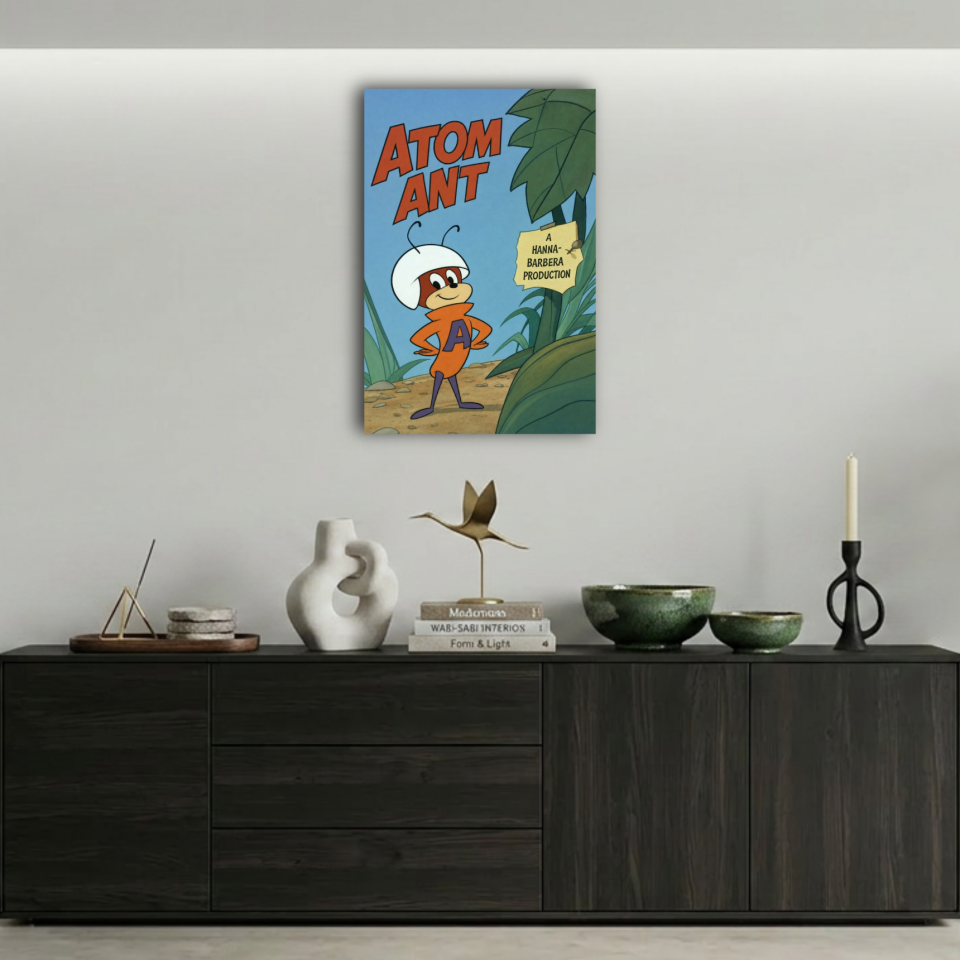 Atom Karınca Metal Poster