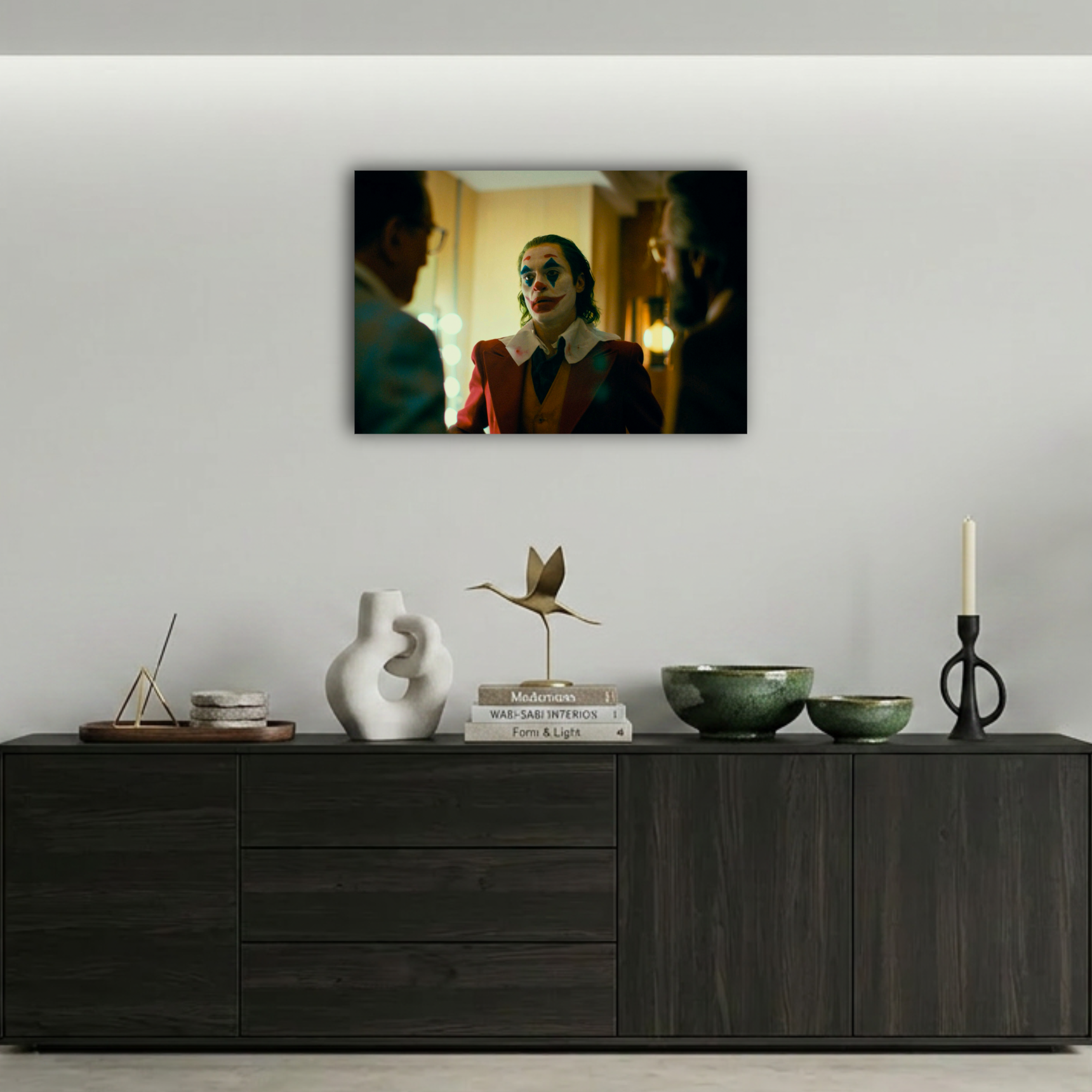 Joker Kulis Sahnesi Metal Poster