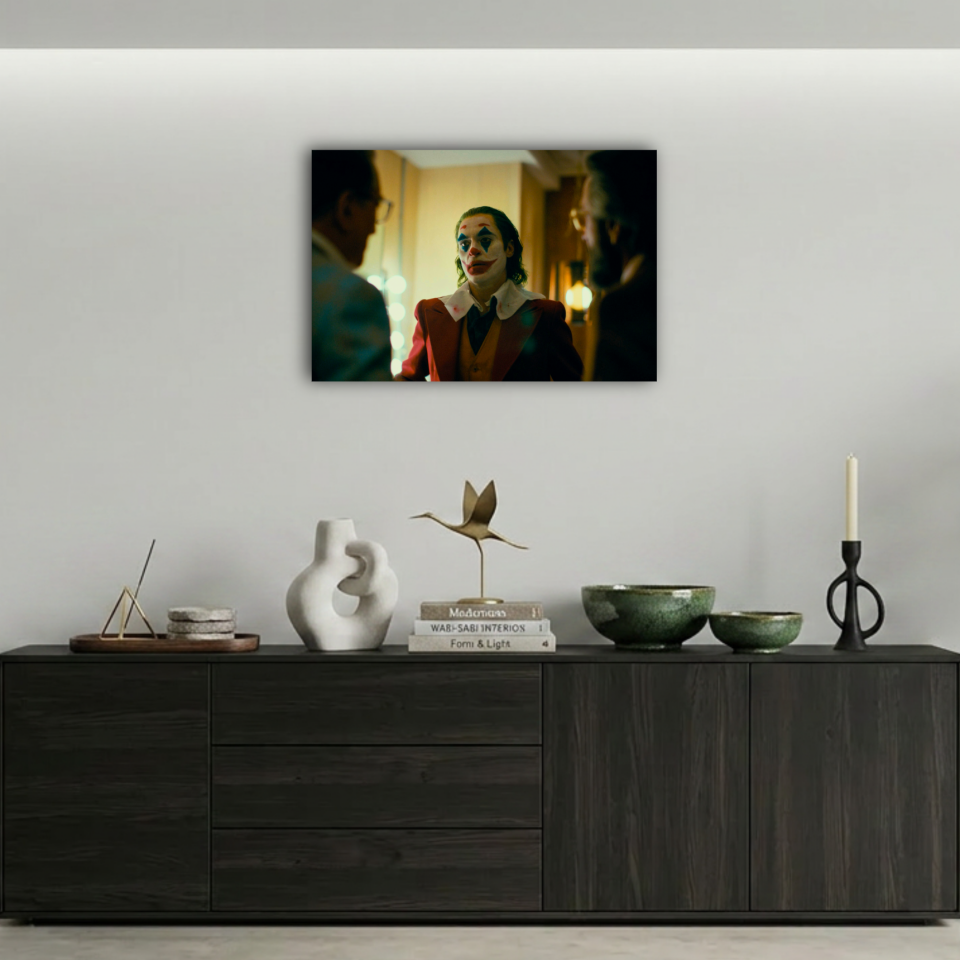 Joker Kulis Sahnesi Metal Poster