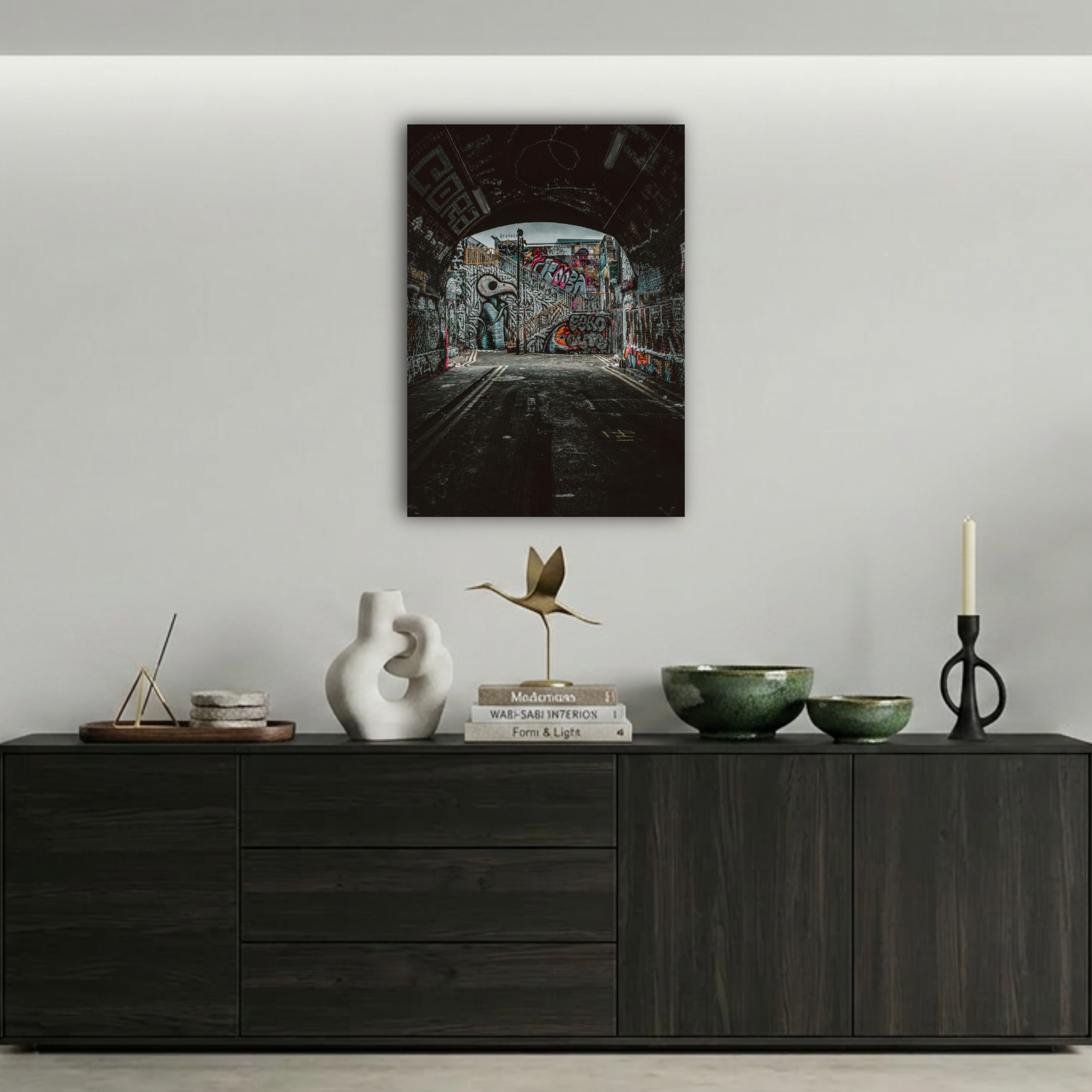 Köprüaltı Grafiti ve Veba Doktoru Metal Poster