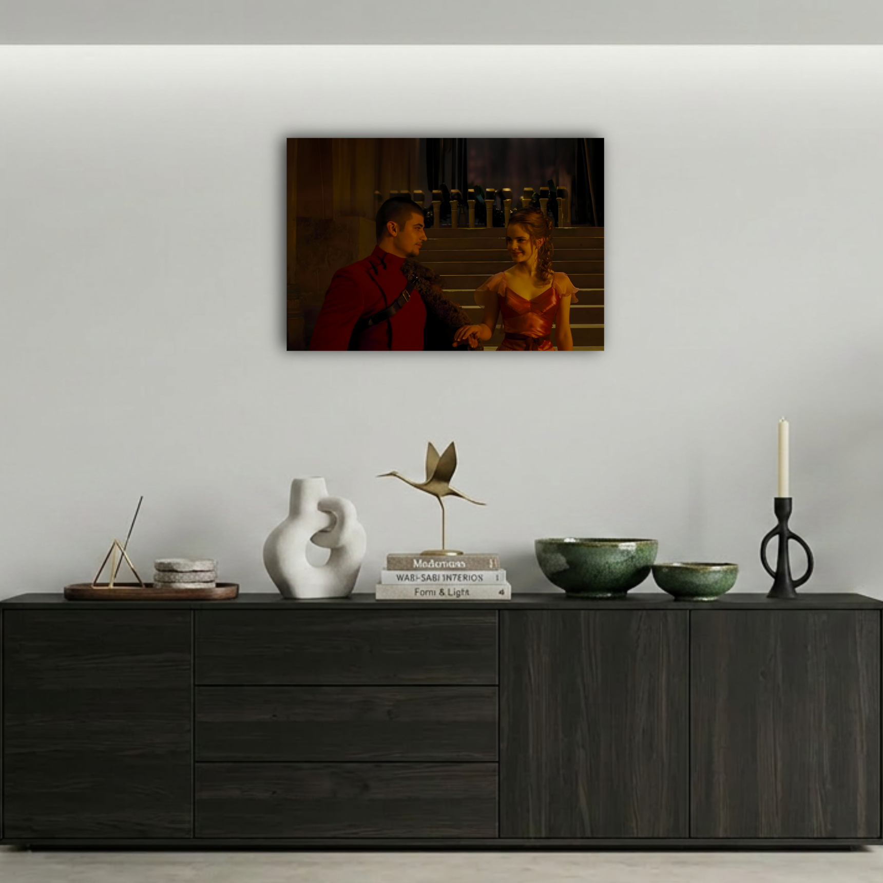 Harry Potter Hermione ve Viktor Noel Balosu Metal Poster