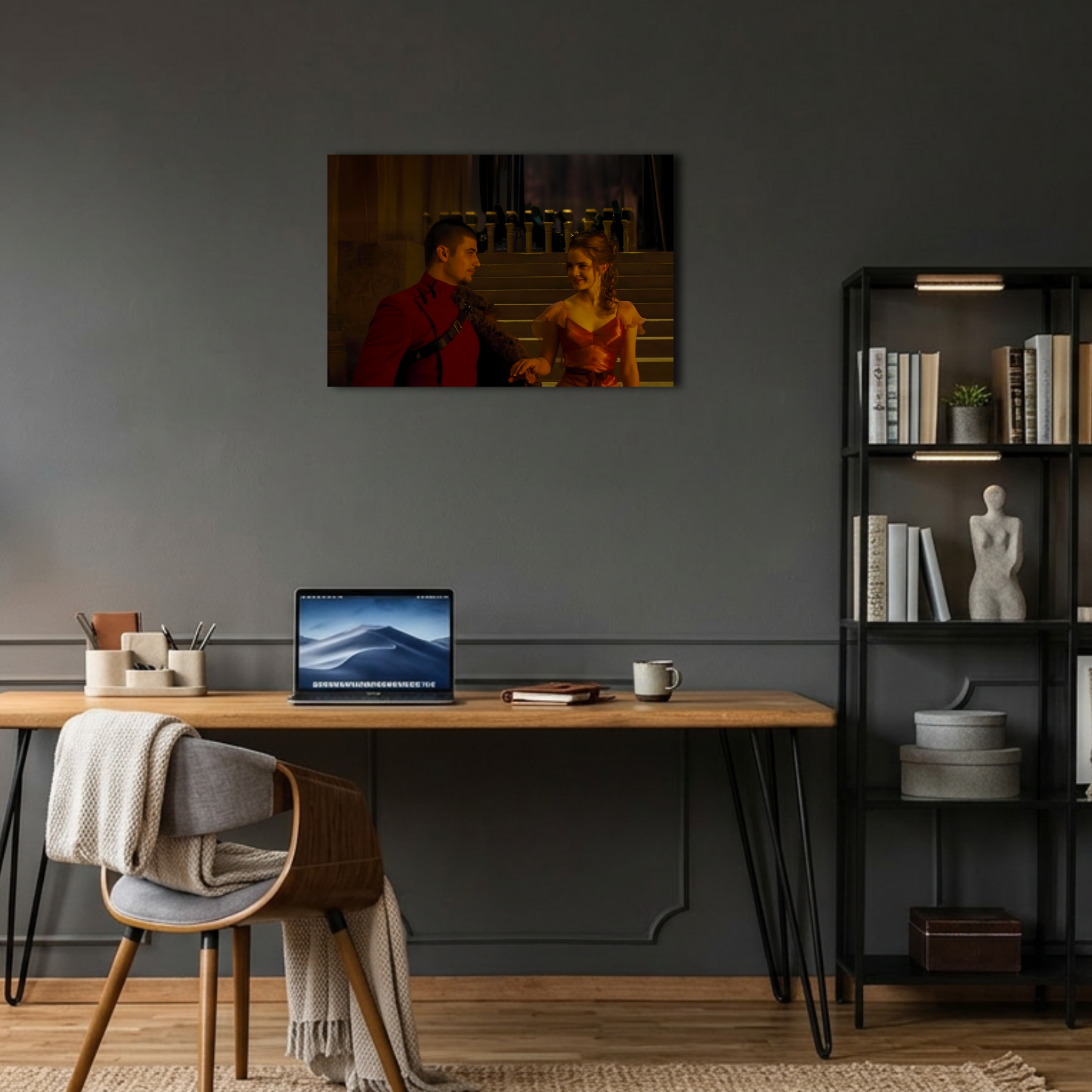 Harry Potter Hermione ve Viktor Noel Balosu Metal Poster
