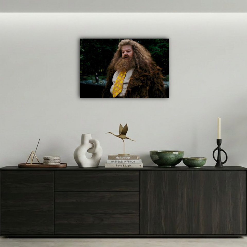 Harry Potter Rubeus Hagrid Yasak Orman Metal Poster