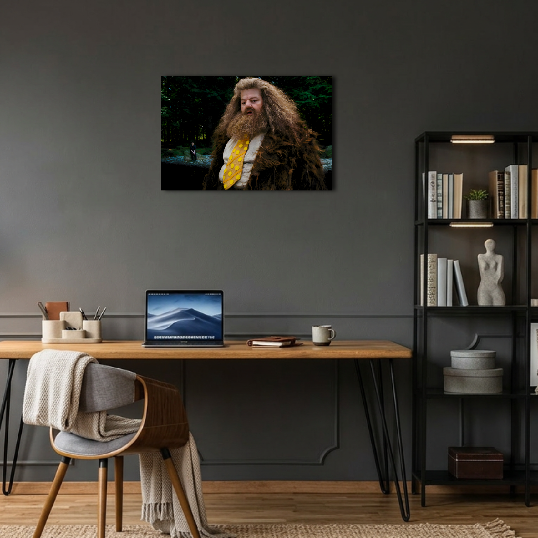 Harry Potter Rubeus Hagrid Yasak Orman Metal Poster