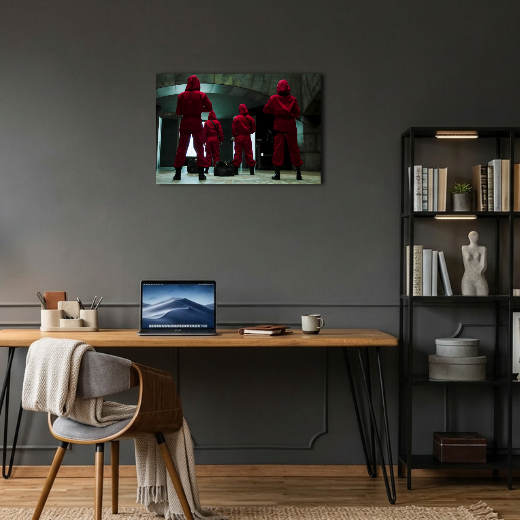 La Casa de Papel Ekip Metal Poster