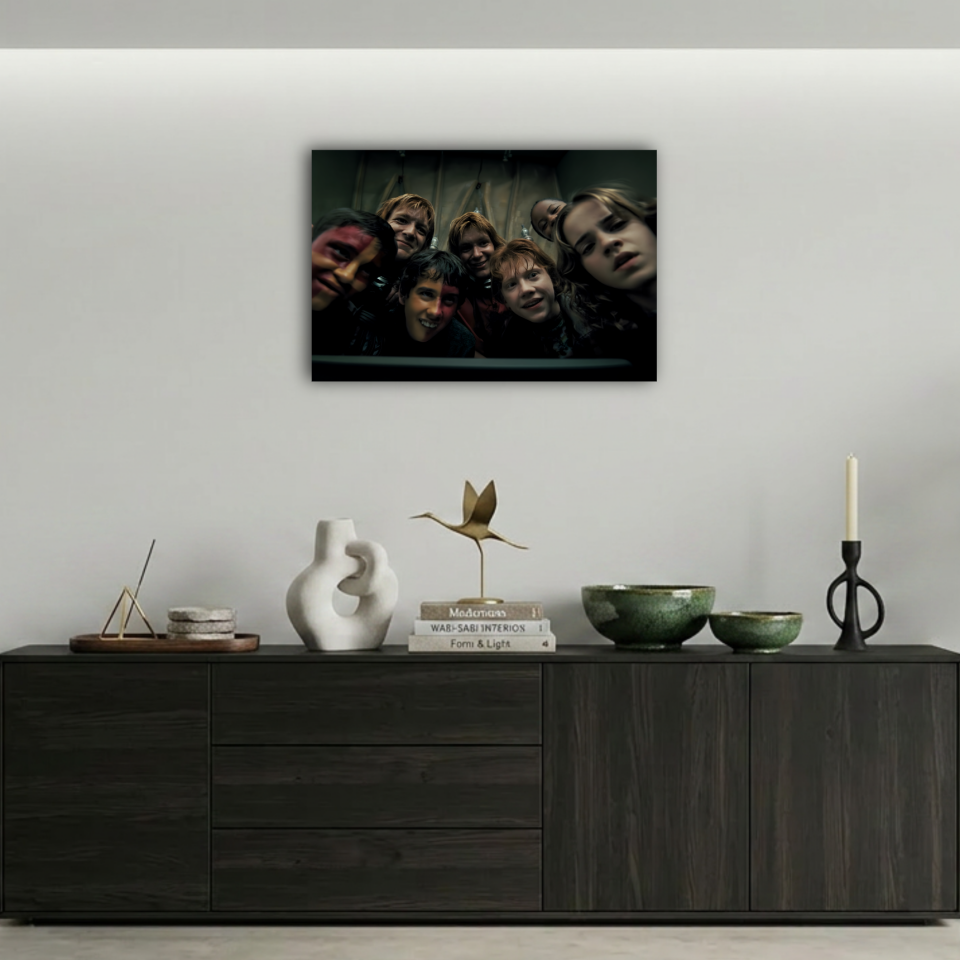 Harry Potter Gryffindor Arkadaş Grubu Metal Poster